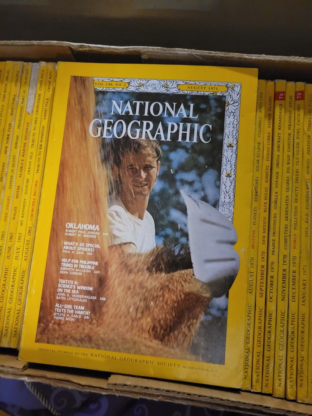 National geographic august 1971 vol 140 no. 2